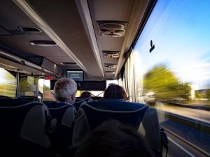 passengers in a bus